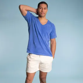 MONTEGO BAY 100% Organic Cotton V-neck T-shirt (Grown & Made in USA) (Latex-free, Elastic-free)