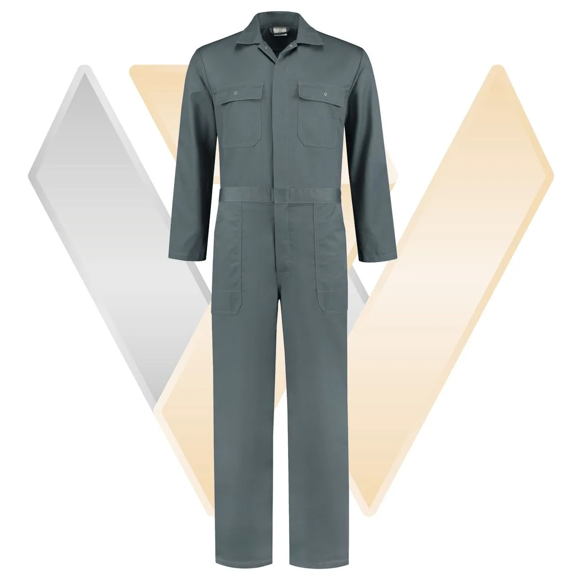 Overall&#x20;Polyester&#x20;&#x2F;&#x20;Cotton&#x20;Zwart&#x20;-&#x20;71WorkX&#x20;Wear