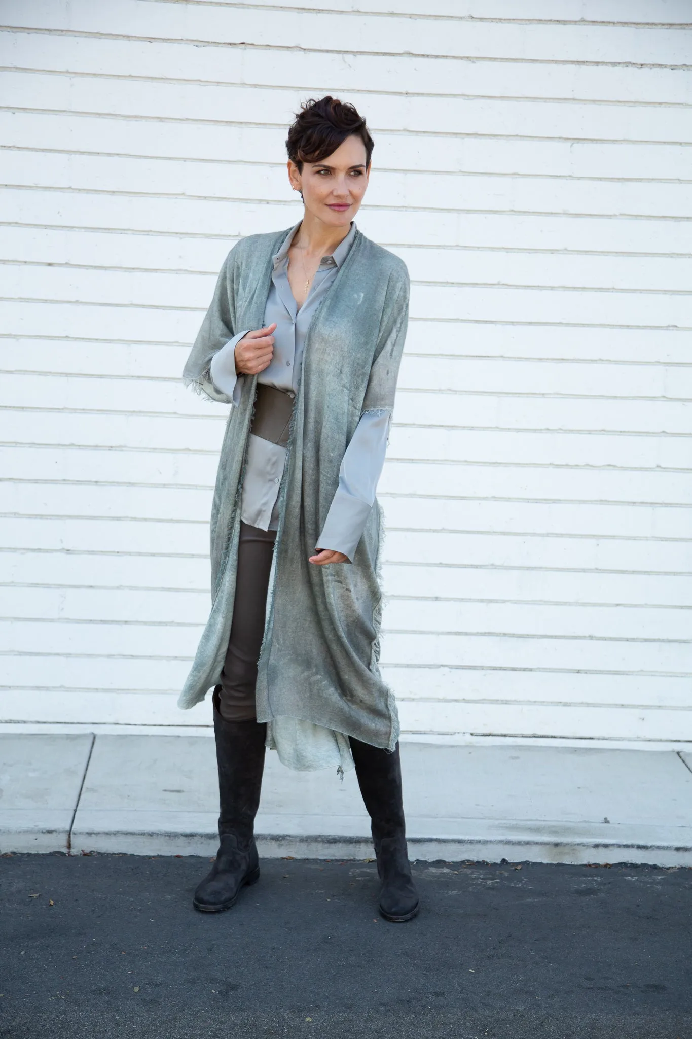 PATNA CARDIGAN IN HAND-DYED CASHMERE