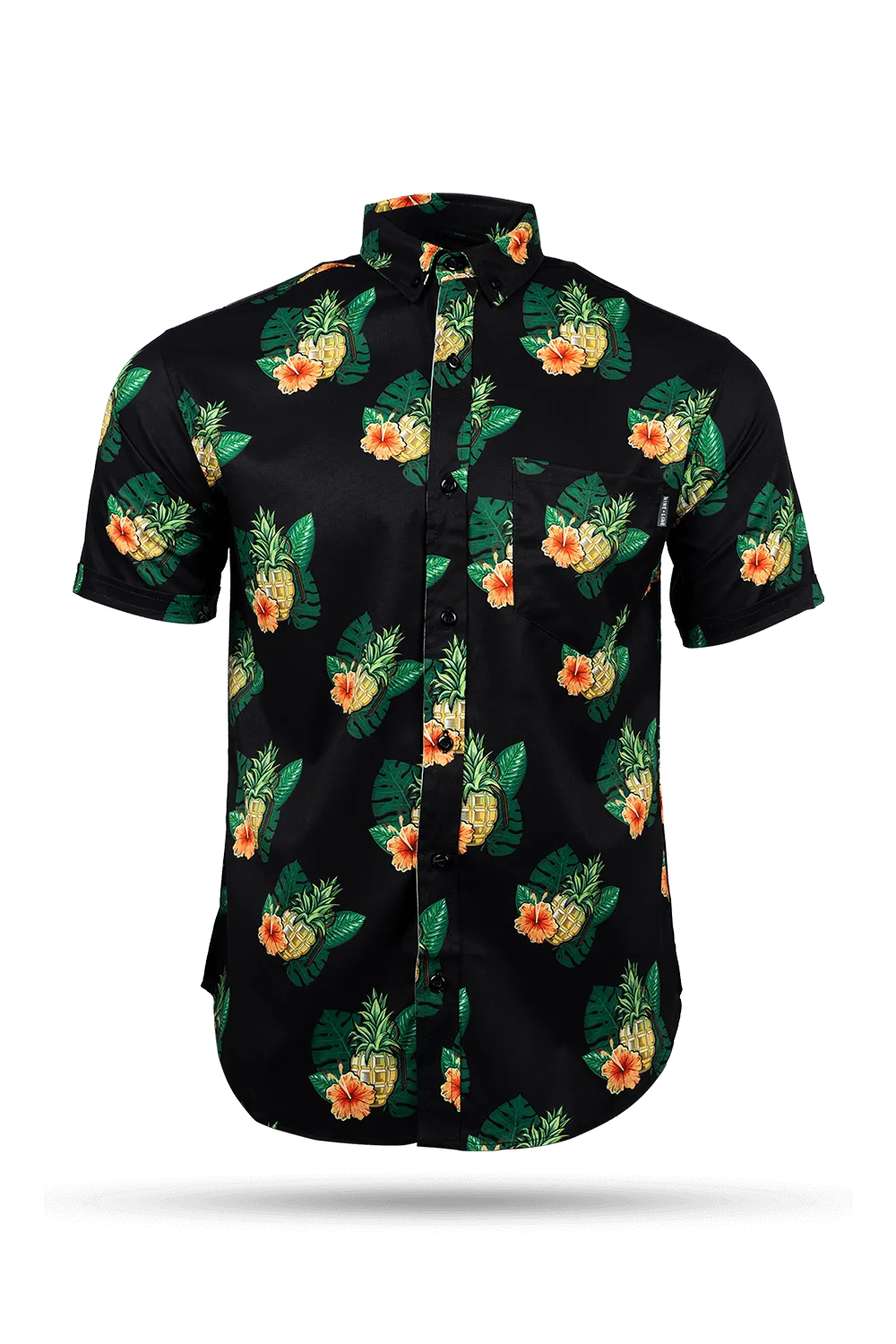 Pineapple Grenade Collection - Casual Button Down Shirt