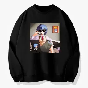 Rei Ayanami in Sunglasses Doing Business Style Sweatshirt
