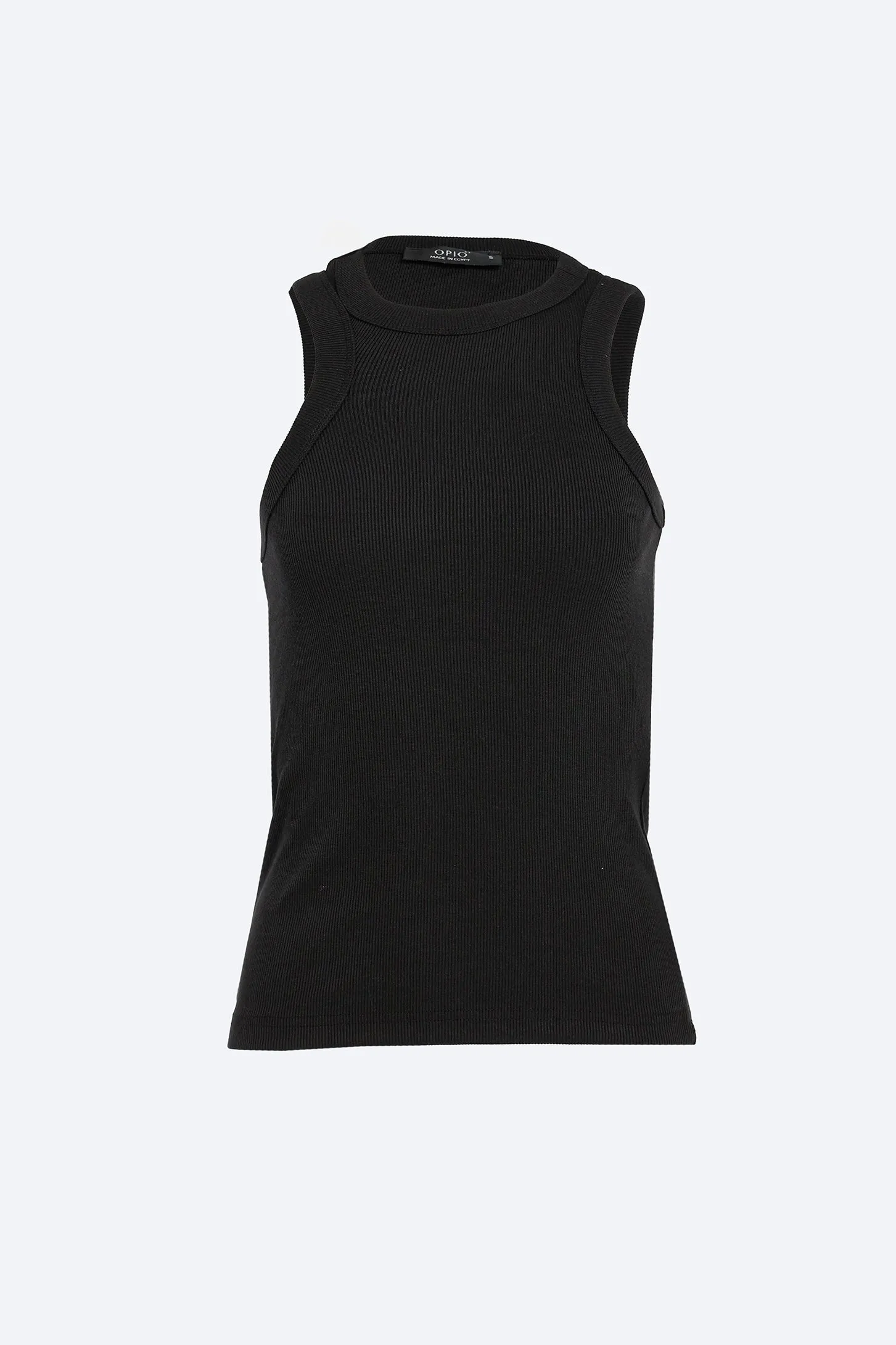 Scoop Tank Top - Black