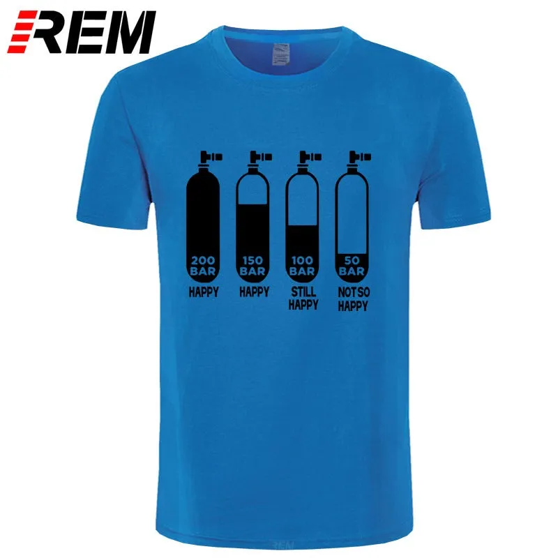 Scuba diving T-Shirt for Men | Happy or not so happy?