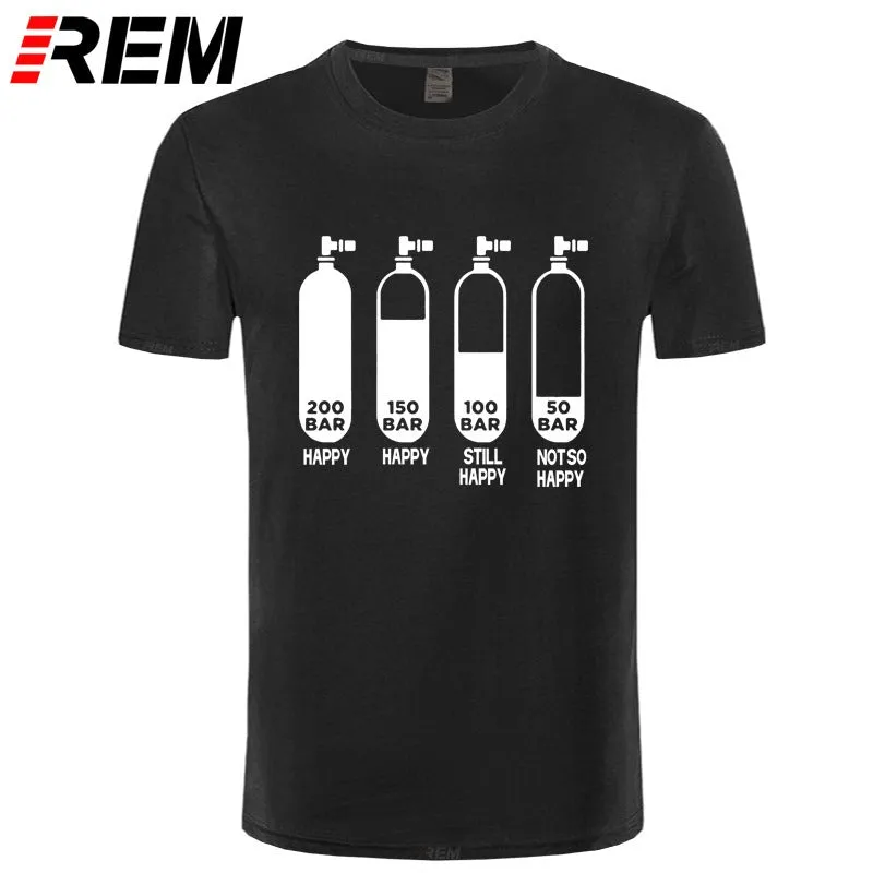 Scuba diving T-Shirt for Men | Happy or not so happy?