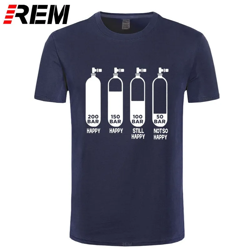 Scuba diving T-Shirt for Men | Happy or not so happy?