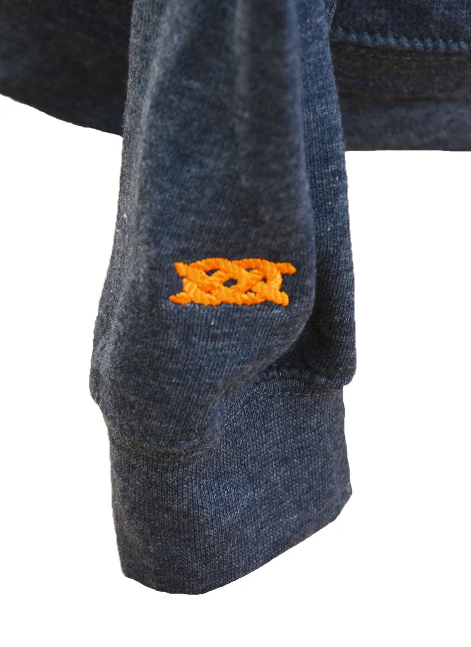 Southern Marine's Crew Sweatshirt (Lightweight) with Southwold Print  - The Vanderlip