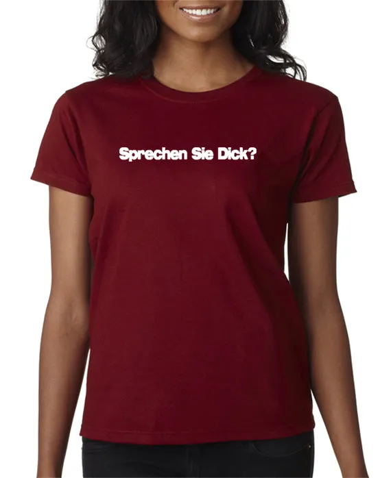Sprechen Sie Dick T-shirt Step Brothers