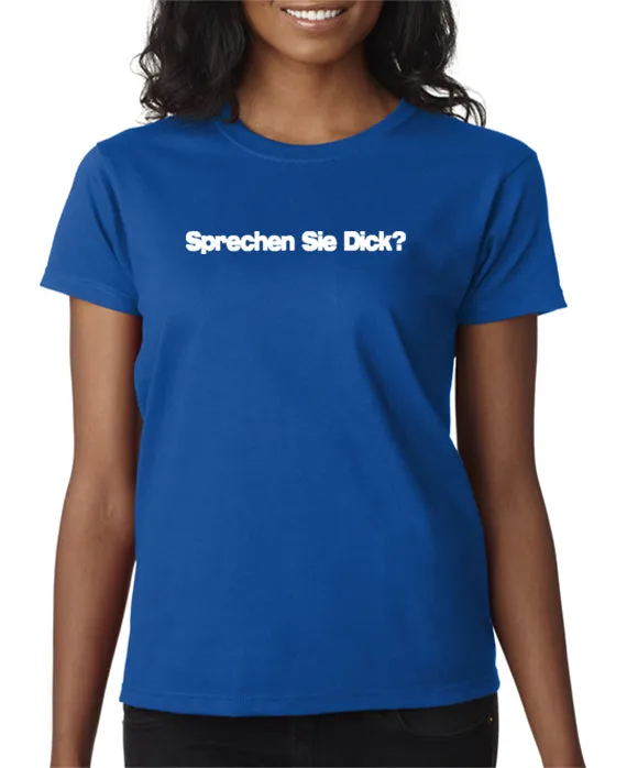 Sprechen Sie Dick T-shirt Step Brothers
