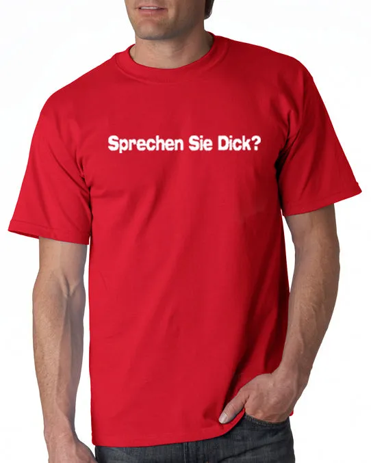 Sprechen Sie Dick T-shirt Step Brothers