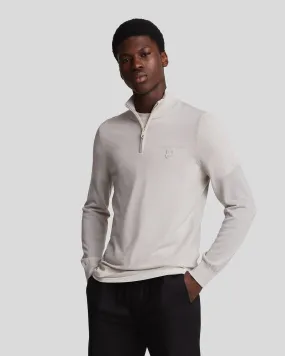 Tonal Eagle Merino 1/4 Zip Jumper