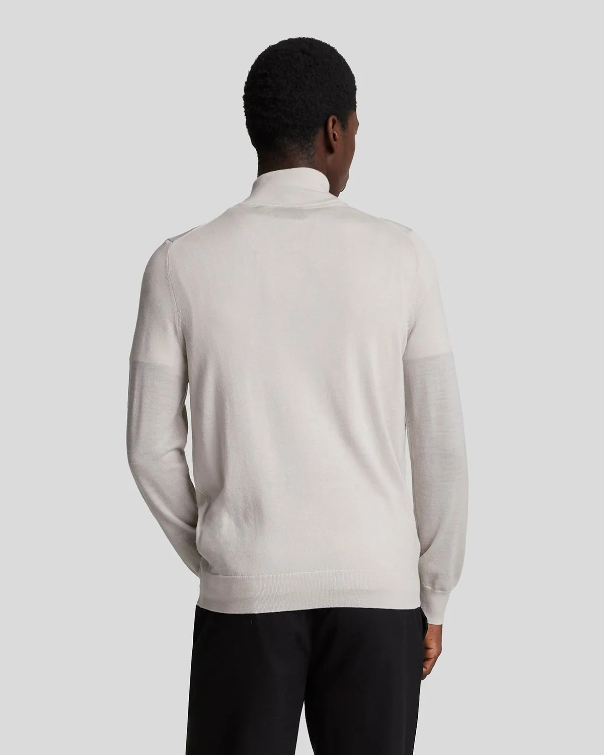 Tonal Eagle Merino 1/4 Zip Jumper
