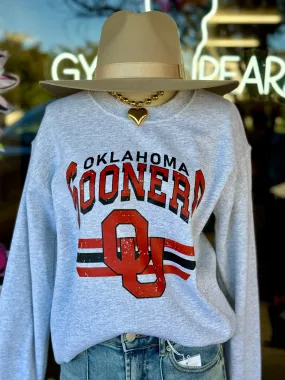 Vintage Game Day Sweatshirts - Oklahoma Sooners